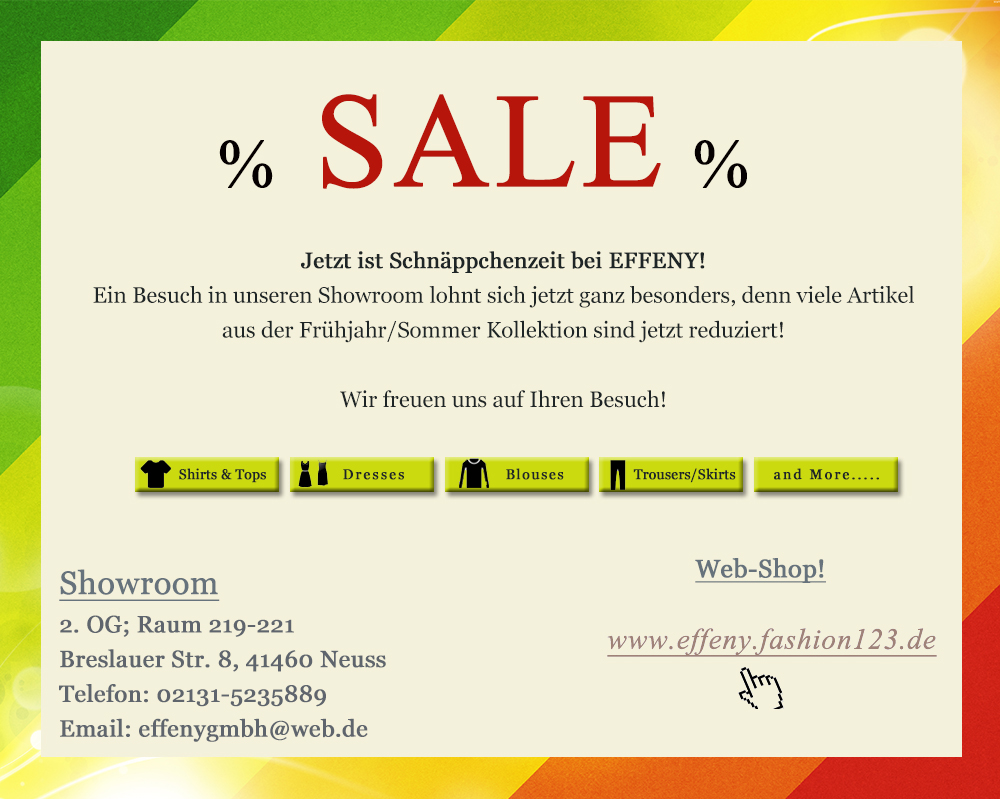 Jetzt ist Schnäppchenzeit bei EFFENY!